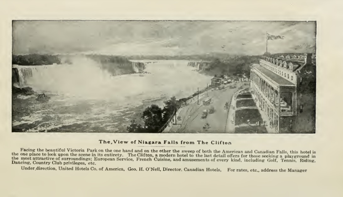 Aerial View of Both Falls, Facing Victoria Park